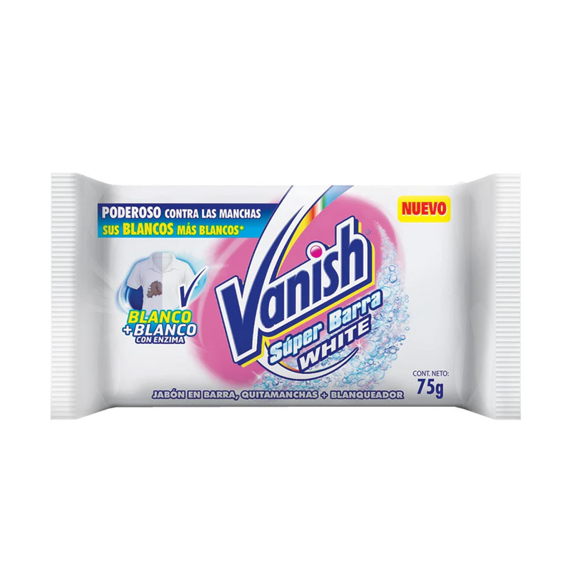 Jabón Vanish Ropa Blanca 75 Grs