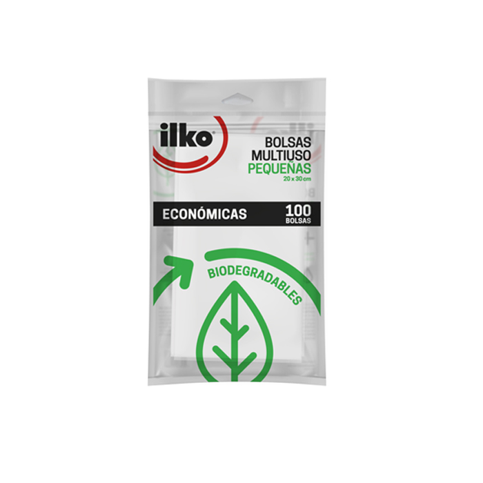 Bolsa Multiuso Ilko Biodeagradable 20x30 cms. 