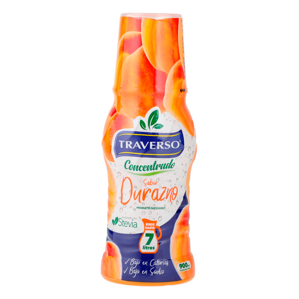 Jugo Concentrado Traverso Durazno 900 cc