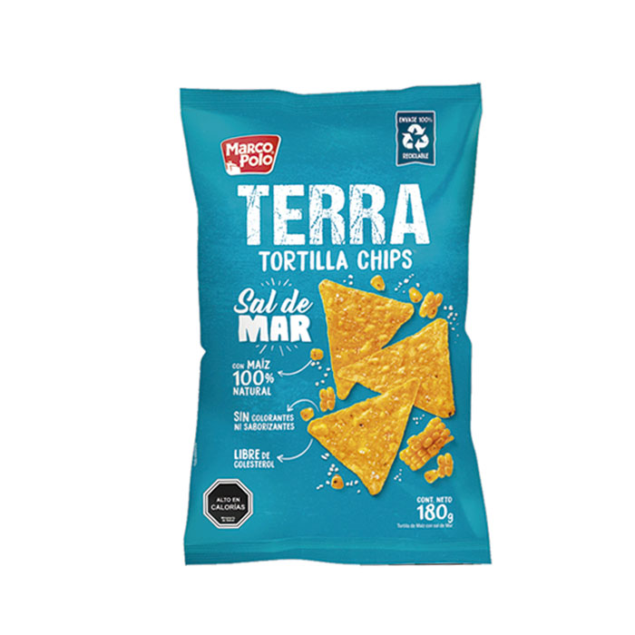 Tortillas Sal De Mar Terra Marco Polo 180 gr