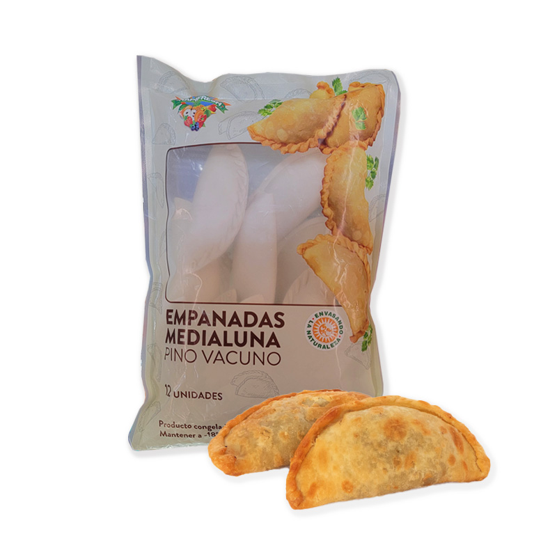  Empanadas Media Luna Pino 12 Unidades