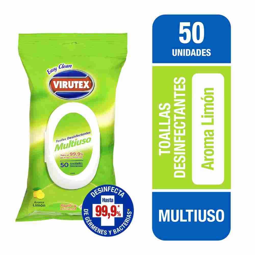 Toallas Desinfectantes Multiuso Virutex 50 und