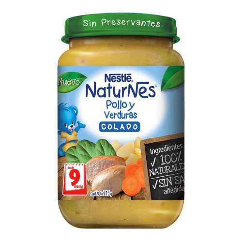 Colado Nestle Pollo Verdura 215 Grs