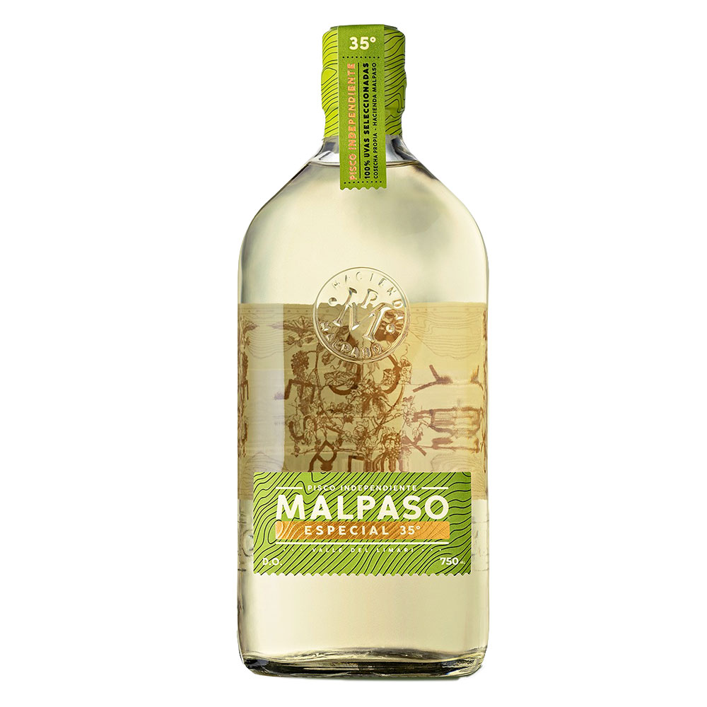 Pisco Mal Paso 35° 750 Cc