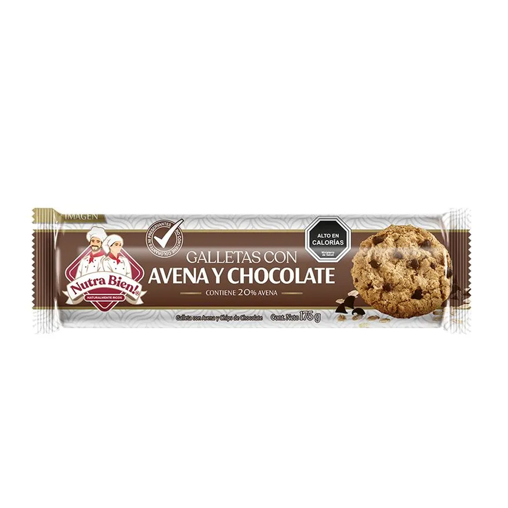 Galleta Avena Chocolate Nutra Bien 175 Gr