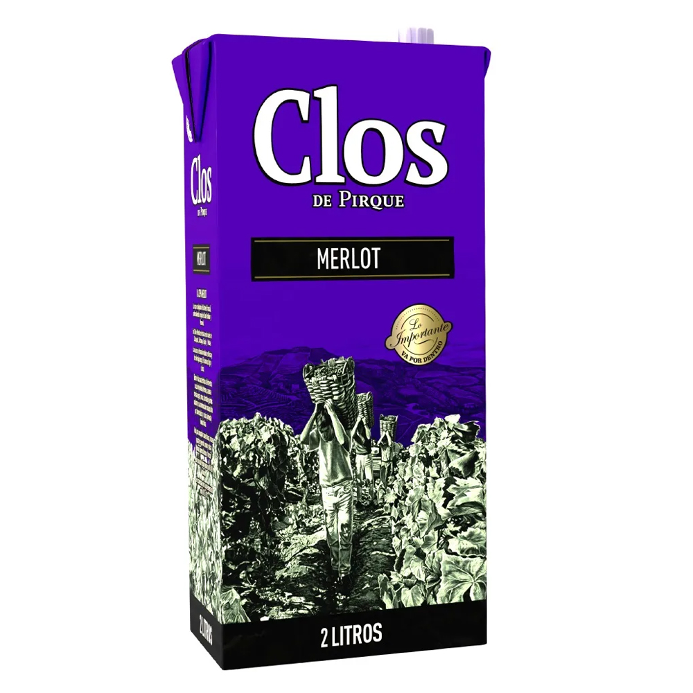 Vino Clos De Pirque Merlot Tetra 2Lt