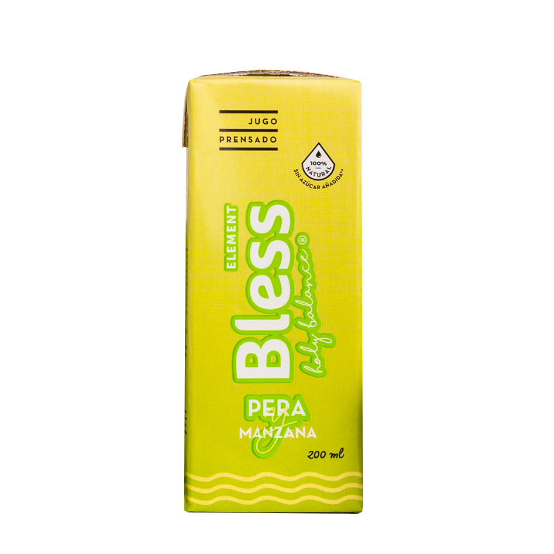 Jugo Bless Element Pera Manzana 200 ml 