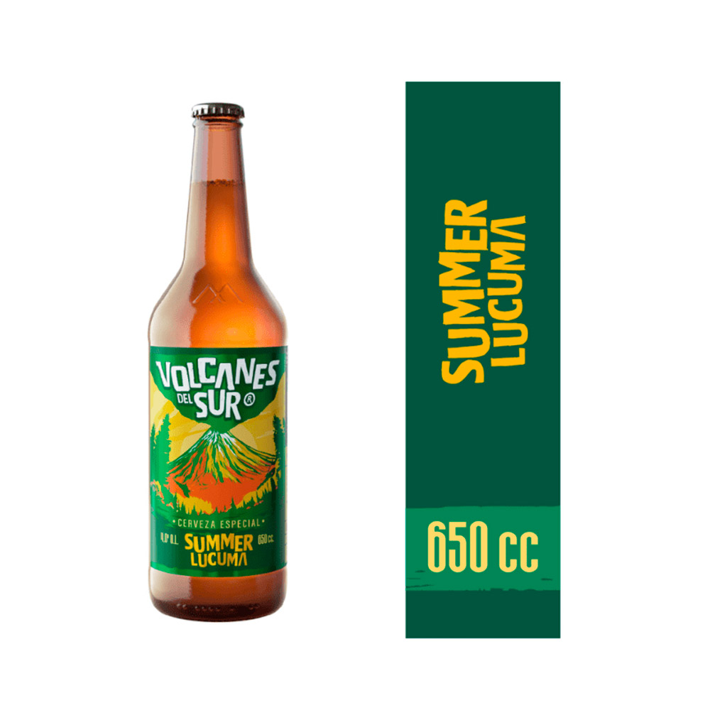 Cerveza Volcanes Lucuma Bot 4° 650 cc