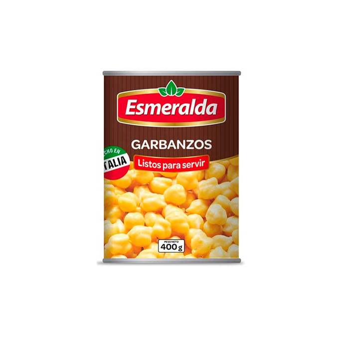 Garbanzos Esmeralda 400 Grs (240 Grs Drenado)