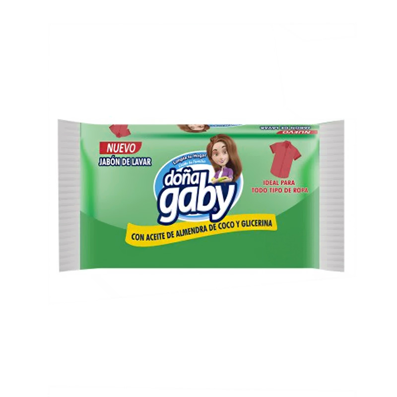 Jabón de Lavar Ropa Doña Gaby Verde 150 Grs