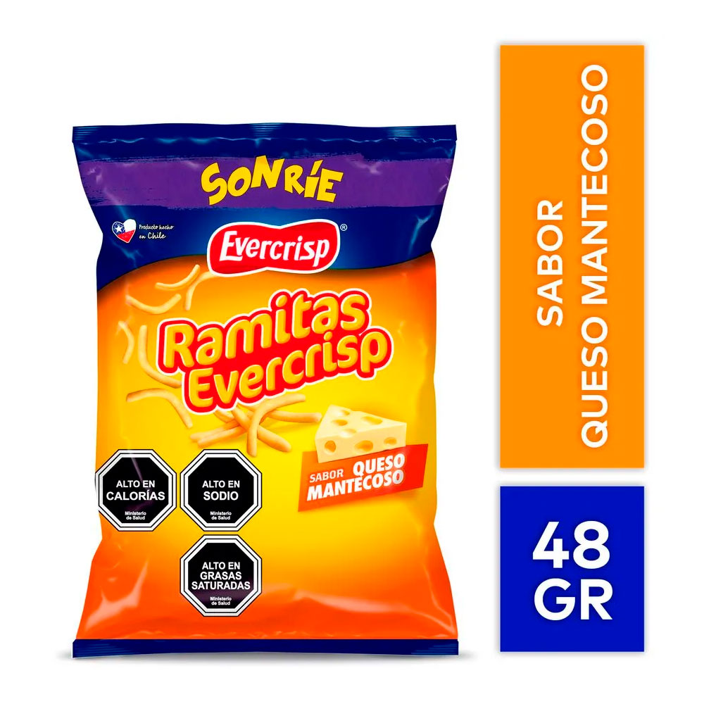 Ramitas Evercrisp Queso 48 Gr