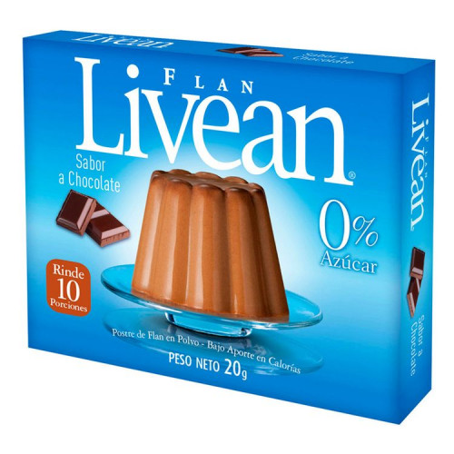 Flan Livean Chocolate 20 Grs