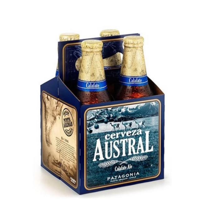 Cerveza Austral Calafate Bot Pack 4 X 330 Cc