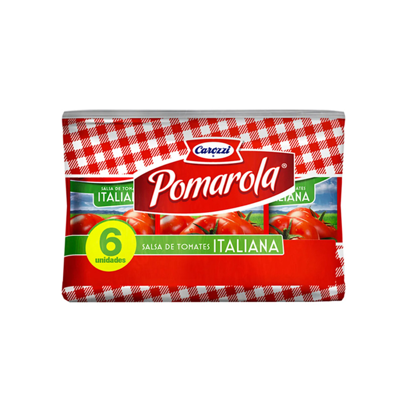 Pack 6 unidades Pomarola Carozzi 1.2 kg 