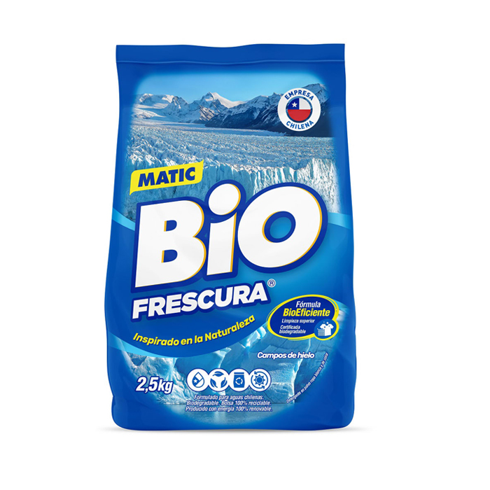 Detergente Biofrescura Polvo Campos De Hielo 2.5Kilos