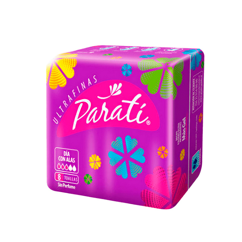 Toalla Para Ti Ultra Fina Dia Con Alas X 8 Und.