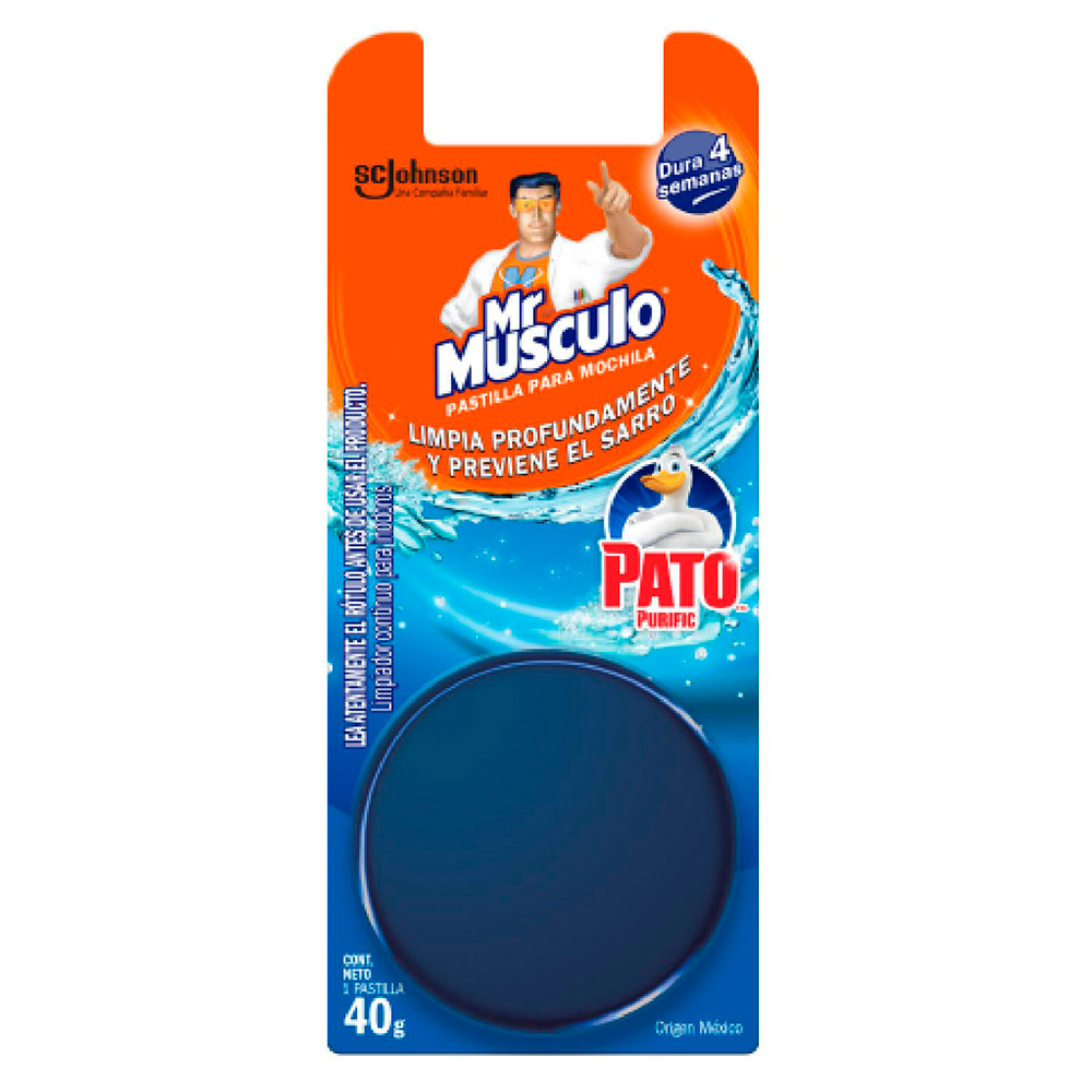 Pastilla Estanque Pato Purific Mr Musculo 40 Gr