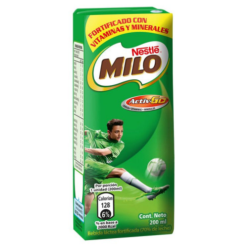 Leche Milo Tetra 200 Cc