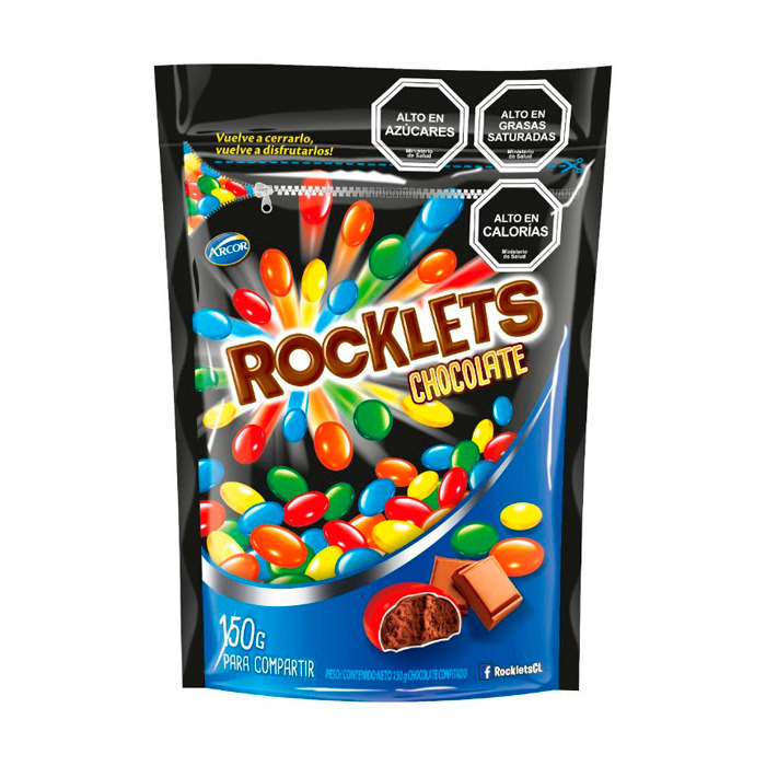 Rocklets Chocolate Dp 170 Grs