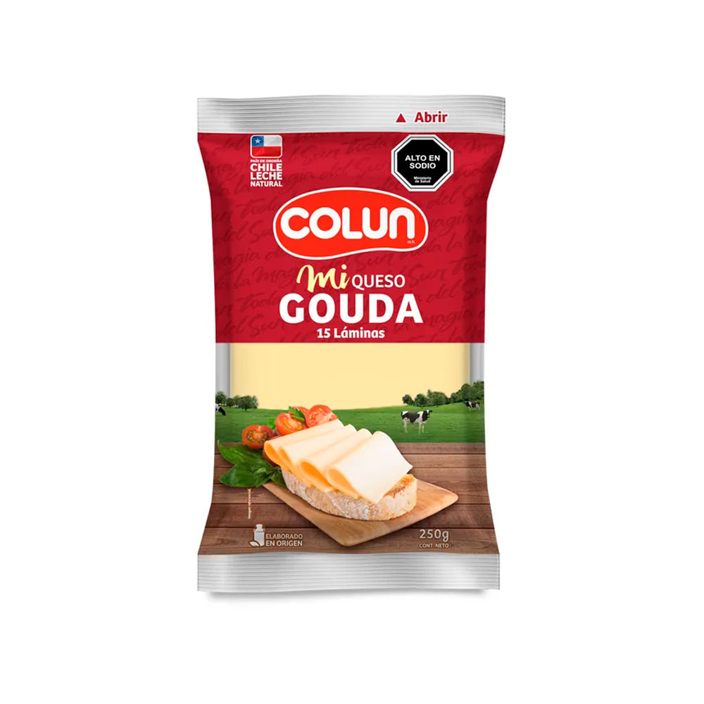 Queso Gauda Colun 250 Gr