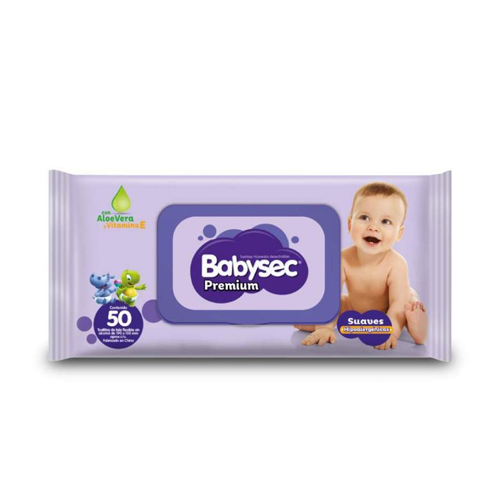 Toalla Húmeda Babysec Premium 45 Unidades