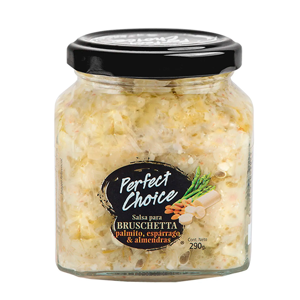 Bruschetta Perfect Choice Palmito Esparrago 280 Gr