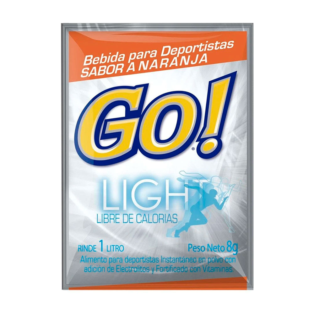 Jugo en Polvo Zuko Go Light Naranja 8 gr