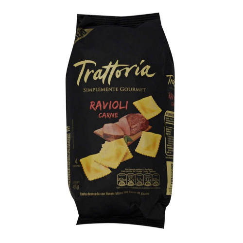 Ravioli Carne Trattoria 400 Grs.