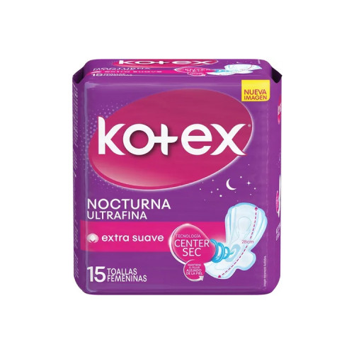 Kotex Malla Ultra Fina Noct C/A 24X15 Un