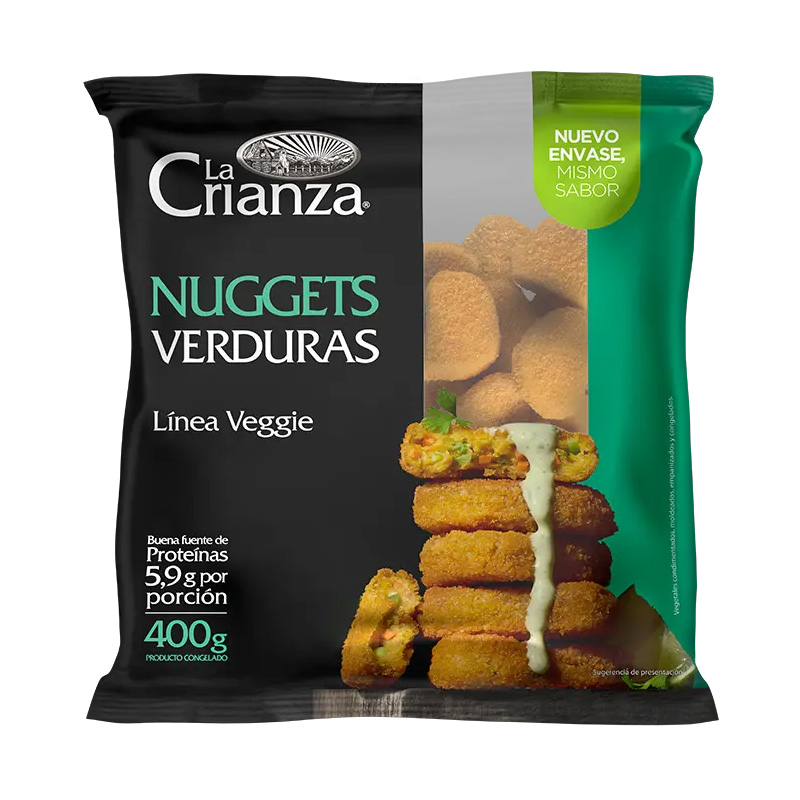 Nugget De Verduras La Crianza 400 Grs