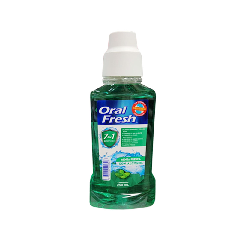Oral Fresh Enjuague Bucal Fresh Action Menta 250 ml