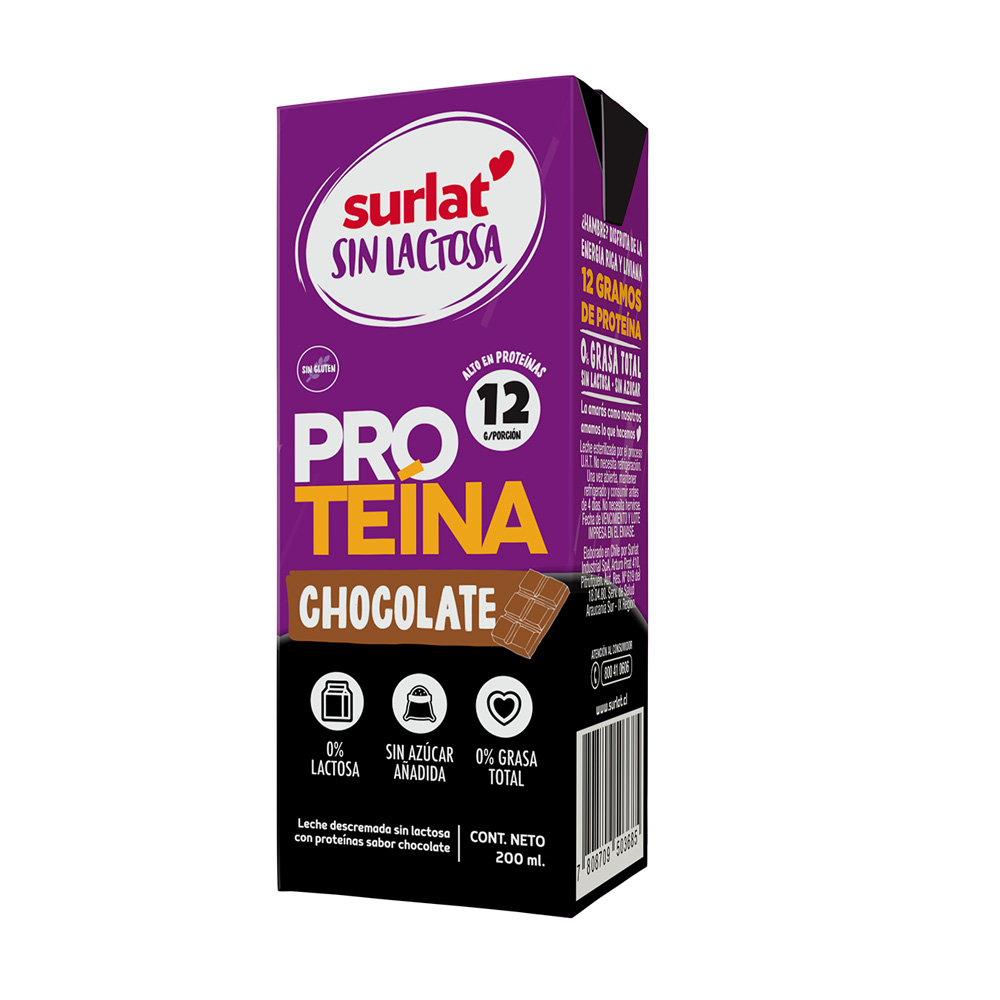 Leche Proteína Surlat Chocolate 1 Lt