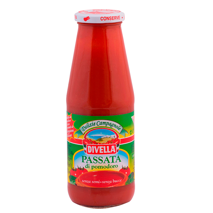 Tomate Divella Passata Frasco 680 Grs
