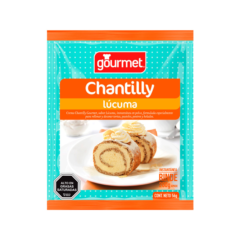 Crema Chantilly Gourmet Lúcuma 60 grs