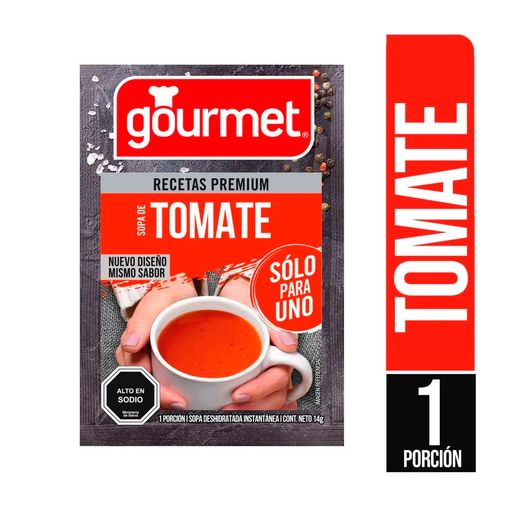Sopa Gourmet P/Uno Tomate 15 Gr