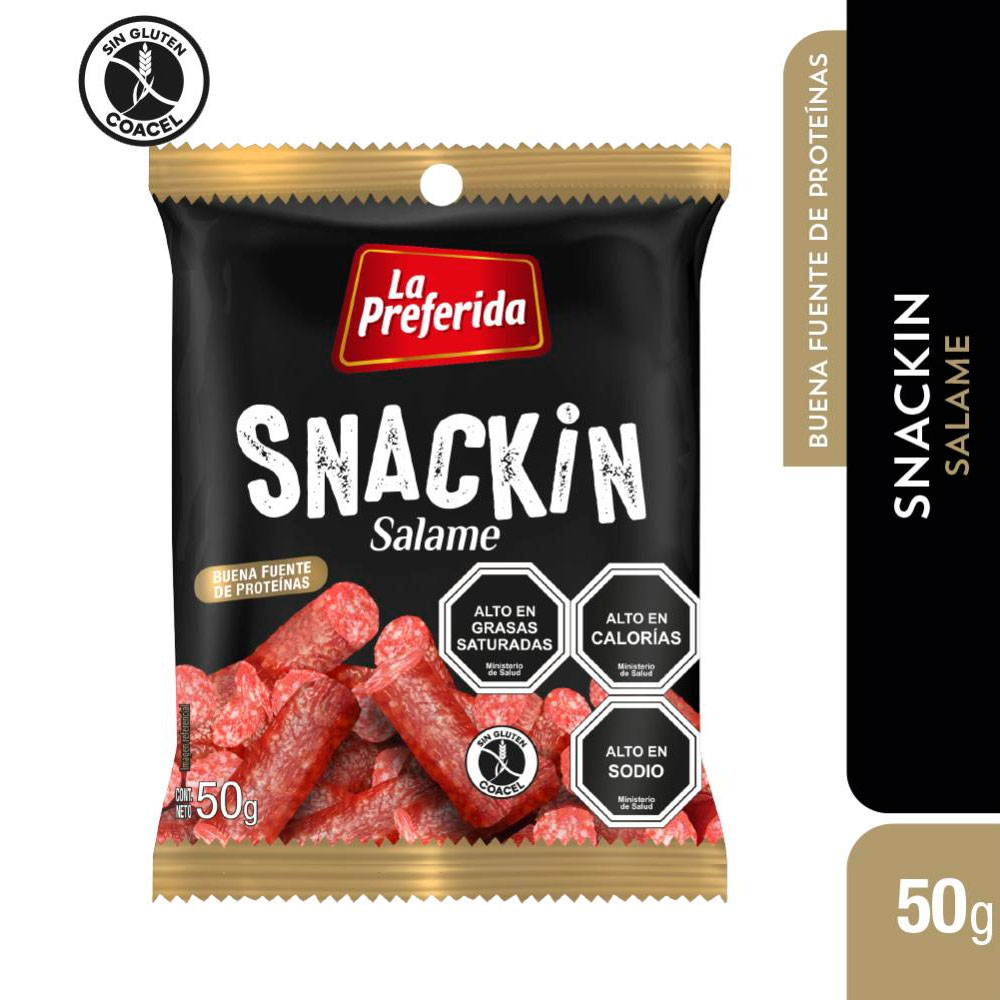 Snackin Salame La Preferida 50 Gr