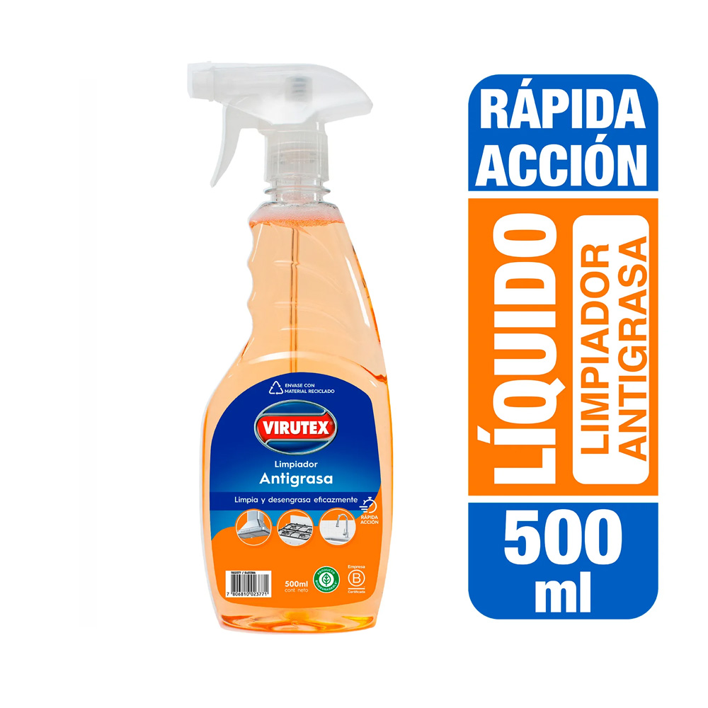 Limpiador Antigrasa Virutex 500 Ml