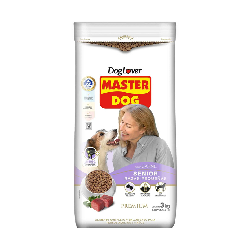Master Dog Adulto Senior Raza Pequeña 3 kilos