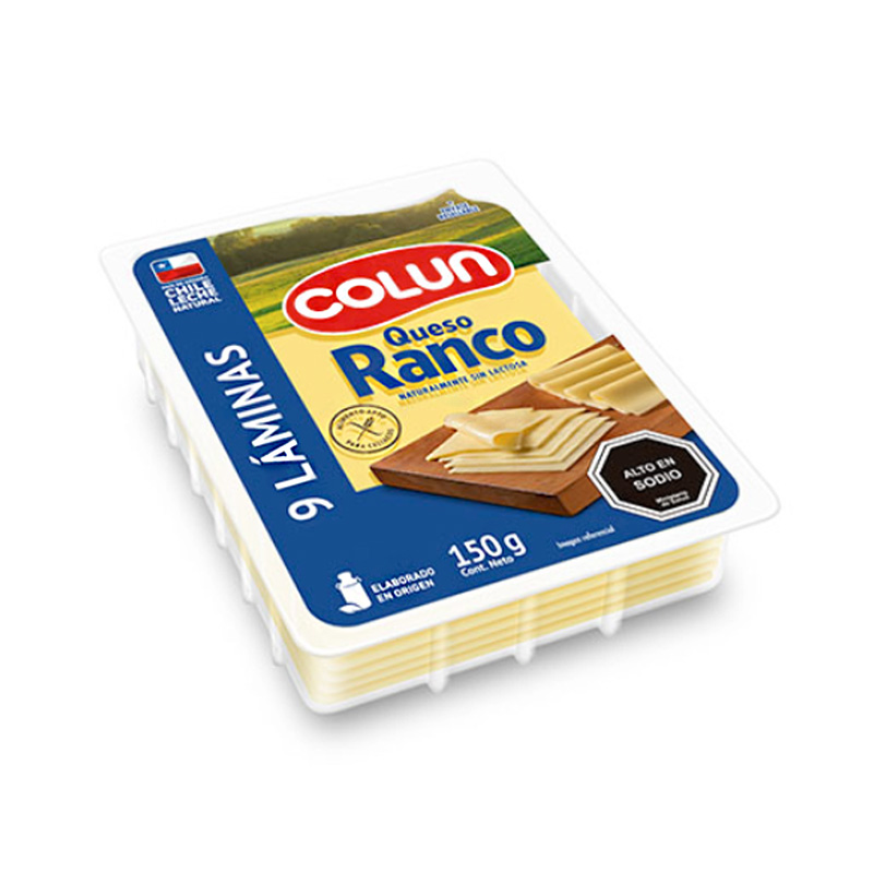 Queso Ranco Colun Laminado 150 Gr