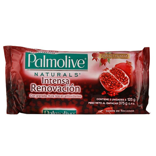 Jabón Palmolive Flowpack Granada Antioxidante X3 125Gr