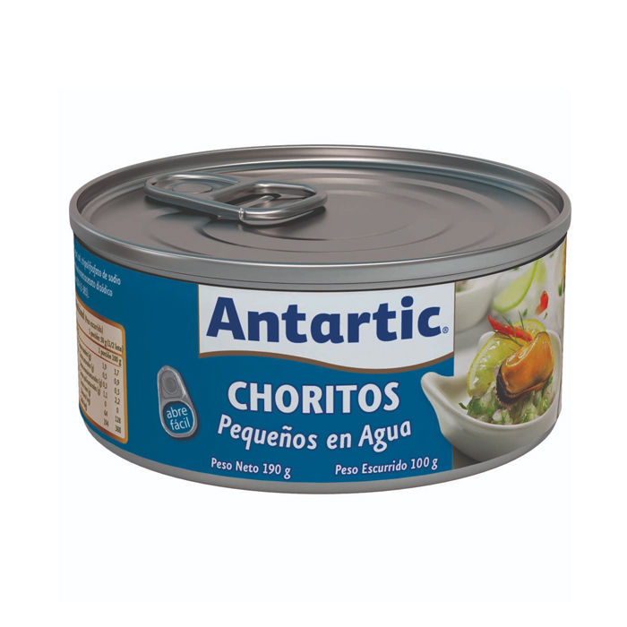 Chorito Antartic Agua 190 Grs (100 Grs Drenado)