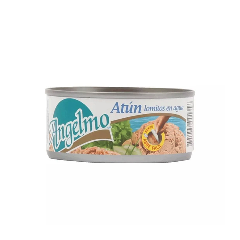 Atún Angelmó Lomitos Agua 160 Grs (91 Gr drenado)