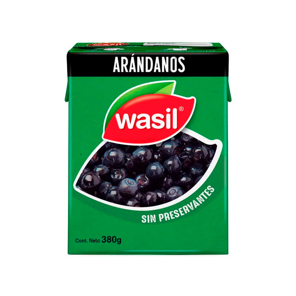 Arándanos Wasil Tetra 380 Grs (200 Grs Drenado)
