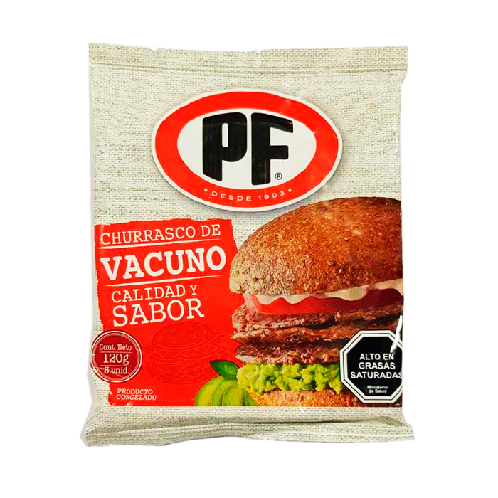 Churrasco De Vacuno PF 120 gr