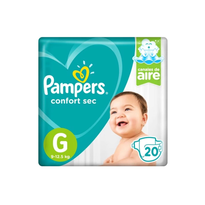 Pampers  Pañal Bebe Confort Sec G 20 und