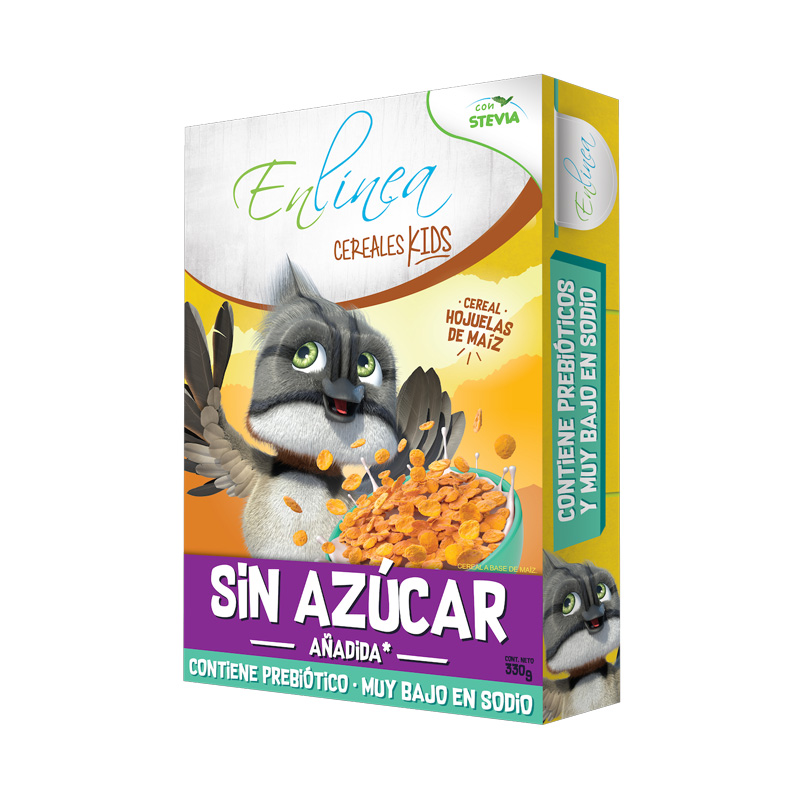 Cereal En Línea Kids Hojuelas De Maiz 330 gr