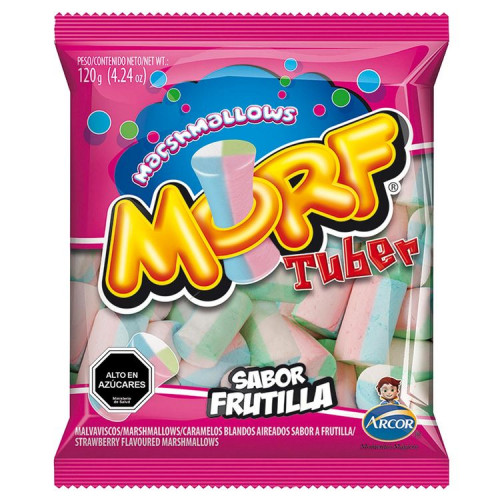 Marsmalow Morf Tuber Frutilla 120 Grs