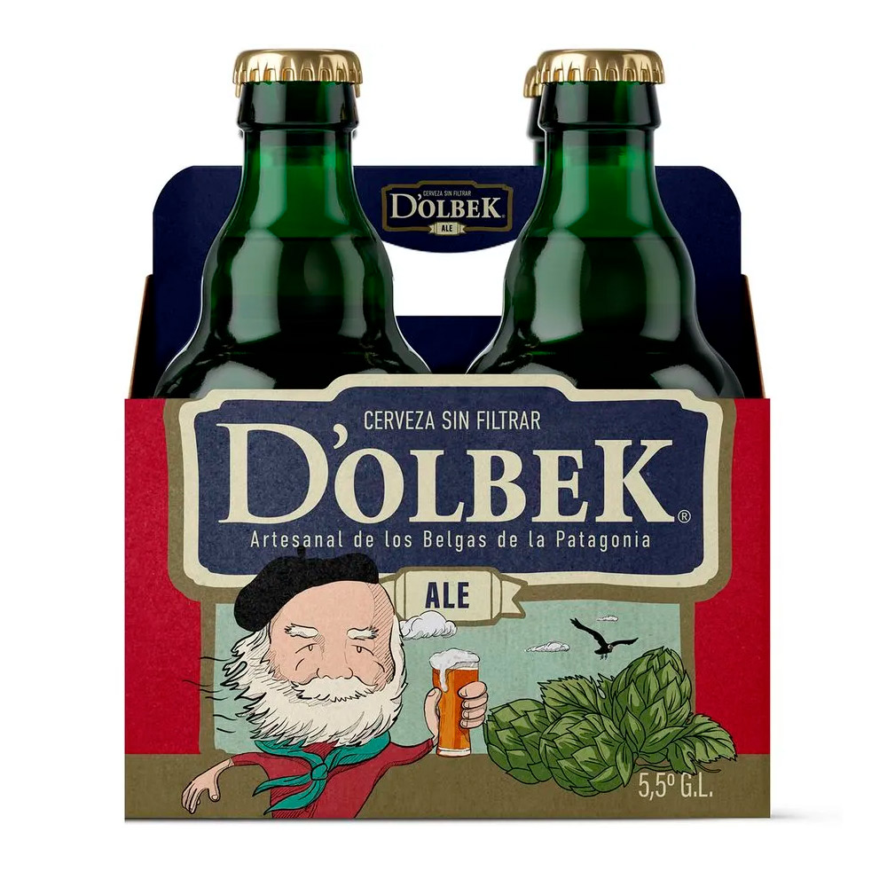 Cerveza Dolbek Pampa Ale Botella 4 X 330 cc