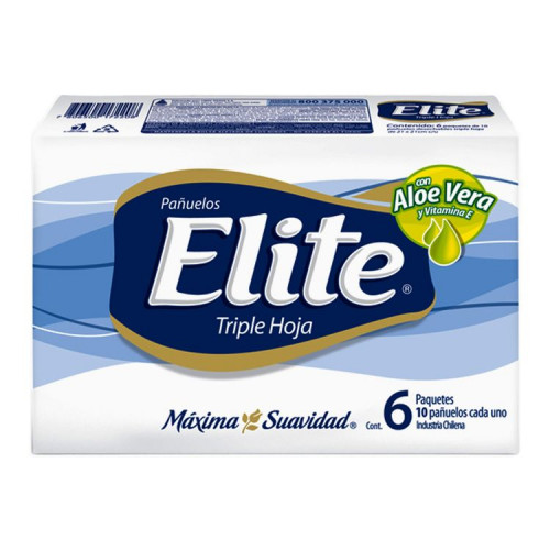 Pañuelo Elite Aloe Vera  6 Und