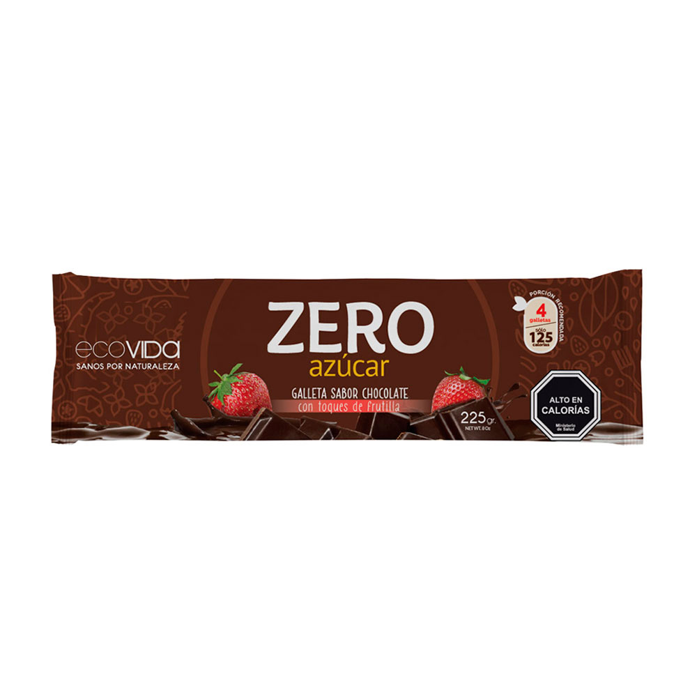 Galleta Ecovida Zero Choc/Frut 225 Gr